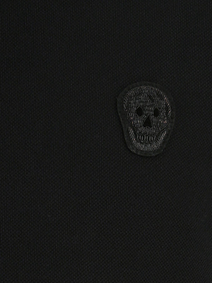 Alexander Mcqueen Skull Patch Polo Shirt