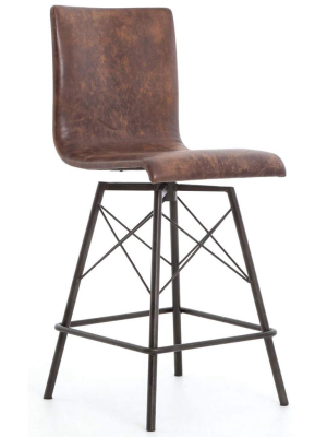 Diaw Swivel Counter Stool, Havana