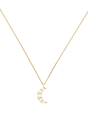 Lido Moon Pendant Necklace