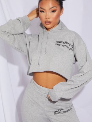 Prettylittlething Petite Grey University...