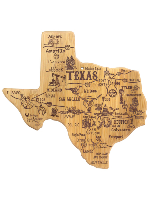 Totally Bamboo Destination Texas Cutting Board 14" X 13.5"