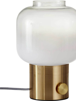 Lens Table Lamp Brass