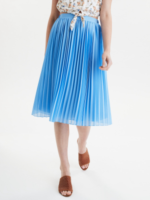 Ae High-waisted Pleated Midi Skirt