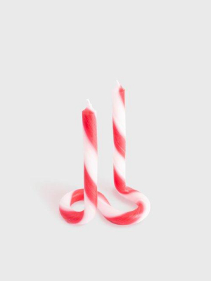 Candy Cane Twist Candle
