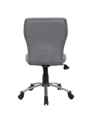 Tiffany Caressoftplus Chair Gray - Boss Office Products