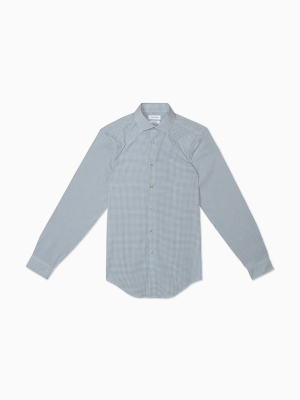 Slim Fit End-on-end Stripe Performance Non-iron Dress Shirt