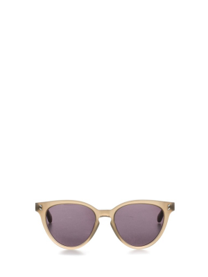 Stella Mccartney Eyewear Cat Eye Round Frame Sunglasses