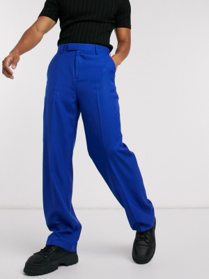 Asos Design Two-piece Suit Pants In Blue