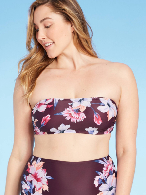 Women's Bandeau Bikini Top - Kona Sol™ Floral