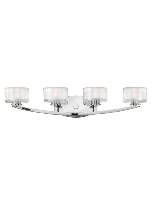 Bath Meridian Bath Four Light Chrome