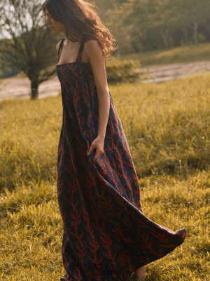 Verbena Arrecife Linen Maxi Dress