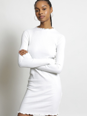 Sunnyside Lounge Funnel Neck Dress