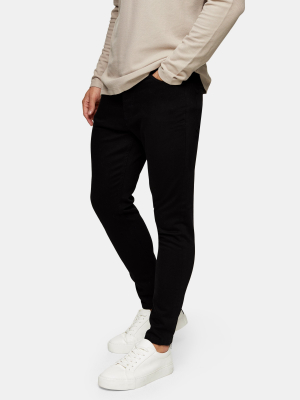 Stay Black Stretch Tapered Jeans