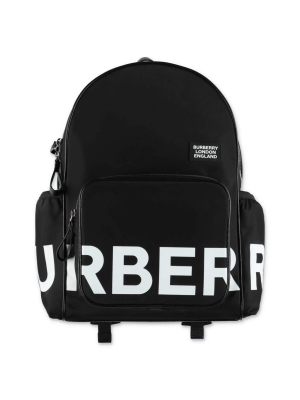 Burberry Kids Logo Print Backpack