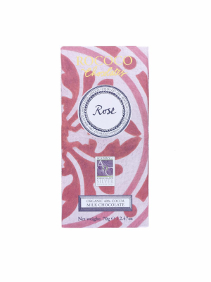 Rococo Chocolates Bee Bar Milk Rose 20g