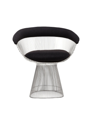 Platner Dining Chair - Polished Steel