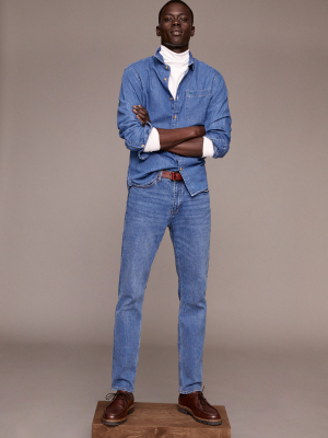 Regular-fit Cotton Chambray Shirt