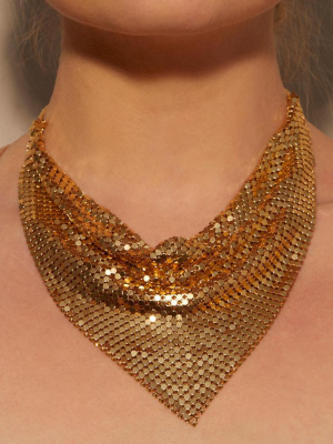 Gold Mesh Necklace