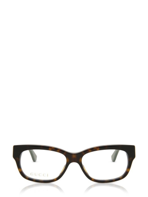 Gucci Eyewear Rectangular Frame Glasses