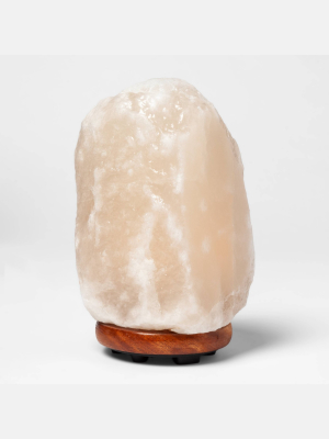 Quartz Table Lamp White - Himalayan Glow