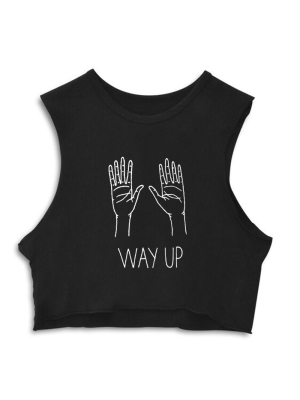 Way Up  [crop Muscle Tank]