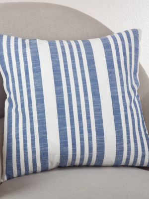 Down Filled Striped Design Throw Pillow - Saro Lifestyle