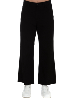 Jil Sander Cropped Bootcut Jeans