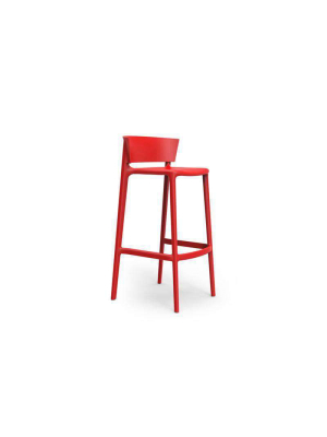 Africa Bar Stool / Set Of 4  Lacquered By Vondom