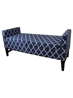 Storage Bench 23.5" - Blue - Ore International