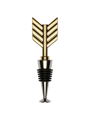 Thirstystone Gold Tone Arrow Bottle Stopper