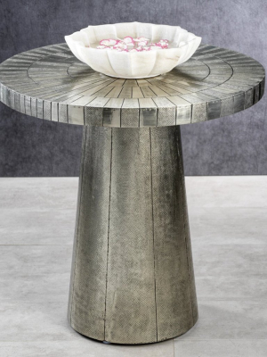 Sultana Astro White Metal Table