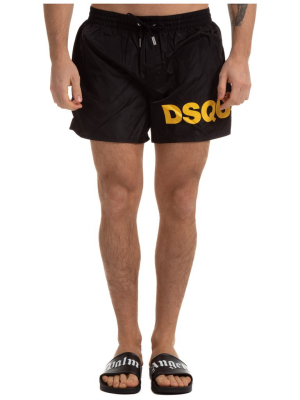 Dsquared2 Logo Print Swim Shorts