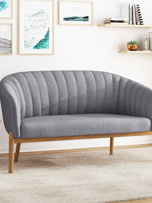 Galena Mid-century Loveseat - Christopher Knight Home