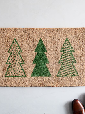 Festive Trees Doormat