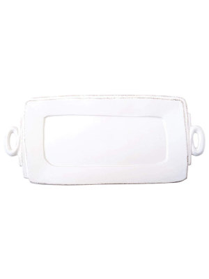 Vietri Lastra Handled Rectangular Serving Platter - Available In 6 Colors