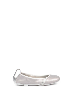 Hogan Panelled Ballerina Flats