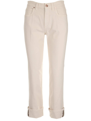 Brunello Cucinelli High Rise Denim Jeans