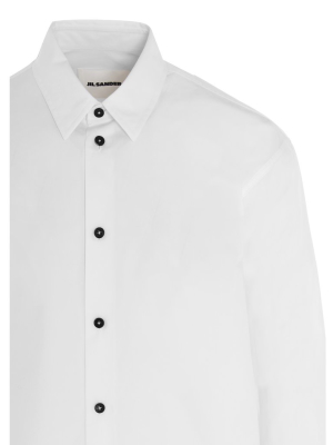 Jil Sander Slogan Print Long-sleeve Shirt