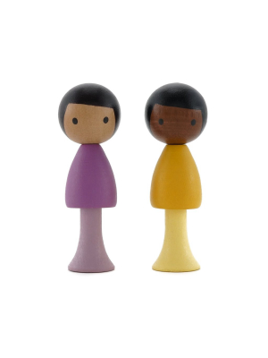 Clicques Pablo And Leo Peg Doll Set