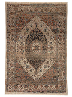 Vibe By Jaipur Living Irenea Medallion Tan/ Ivory Area Rug (9'6"x12'7")