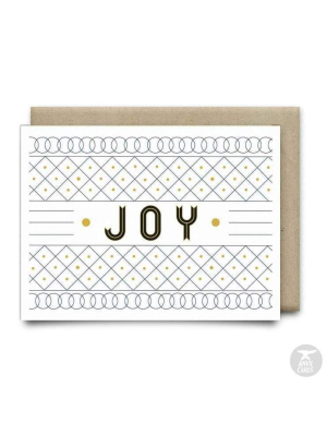 Joy Christmas Card | Anvil Cards