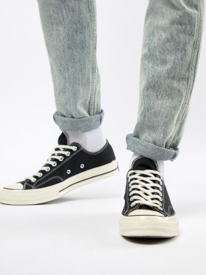 Converse Chuck 70 Ox Sneakers In Black