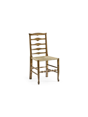 Triangular Ladderback Side Chair