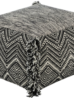 Katniss Hand Woven Pouf