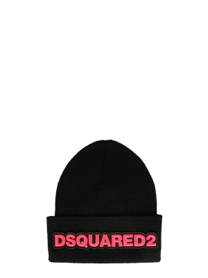Dsquared2 Logo Patch Beanie