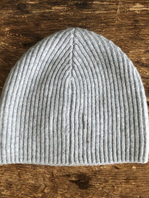 Cashmere Beanie | Light Grey