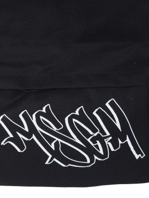 Msgm Logo Printed Backpack