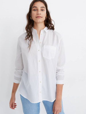 Poplin Oversized Ex-boyfriend Shirt