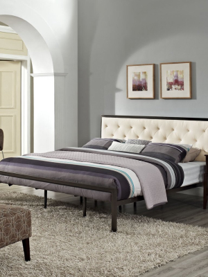 Milan King Fabric Bed Frame