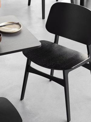 Soborg Chair - Wood Frame, Seat & Back Upholstered